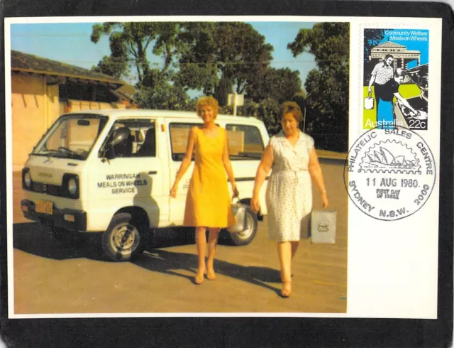 S0909 Australia Community Welfare Meals On Wheels aspc056 fdi maxi postcard