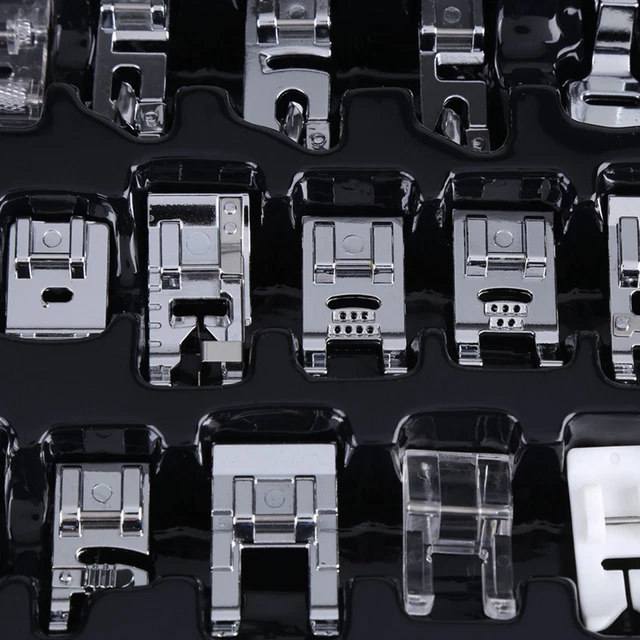 25 Pièces Argent Pied Presseur Machine À Coudre Haute-Tige Pieds-de-biche Mis BRICOLAGE Pour JUKI DDL-5550 8500 8700 Machine À Coudre Industrielle