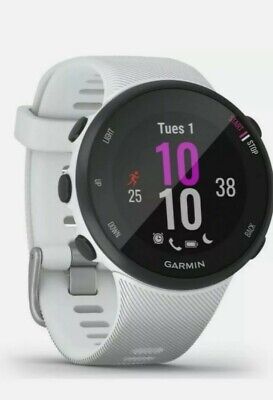 Garmin Forerunner 45S GPS Running Watch in White**