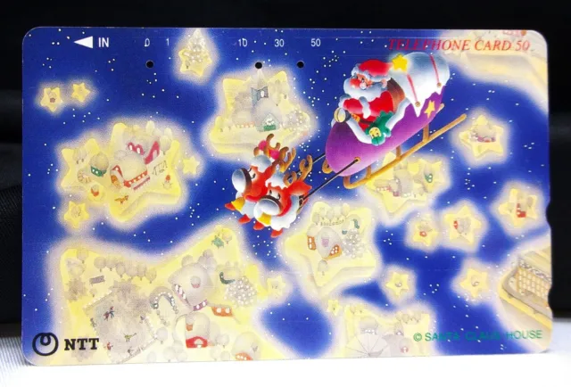 VTG 1993 - Christmas - (C) Santa Claus House - 50 NTT Japan Phone Card