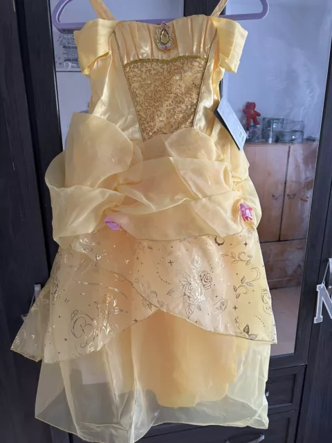 Girls Disney Store Belle/ BeautyDressing up/ Fancy Dress 9-10 years