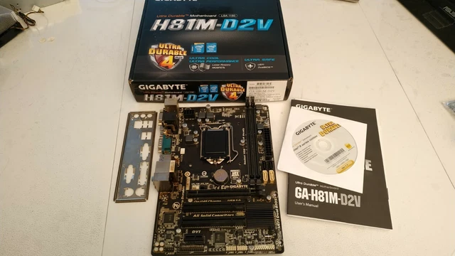 Pack Carte Mère Gigabyte GA-H81M-S1 + CPU I3 + 8 Go RAM (Reconditionné)