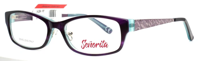 Minimize 5247 PRP 44-18-125 Purple Metal Full Rim Eyeglasses Frames ONLY Purple Rectangle Glasses #P414317 | Zenni Optical main image 3