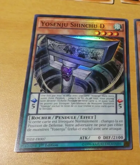 YUGIOH SUPER RARE HOLO CARD CARTE Yosenju Shinchu D THSF-FR007 VF FR NM