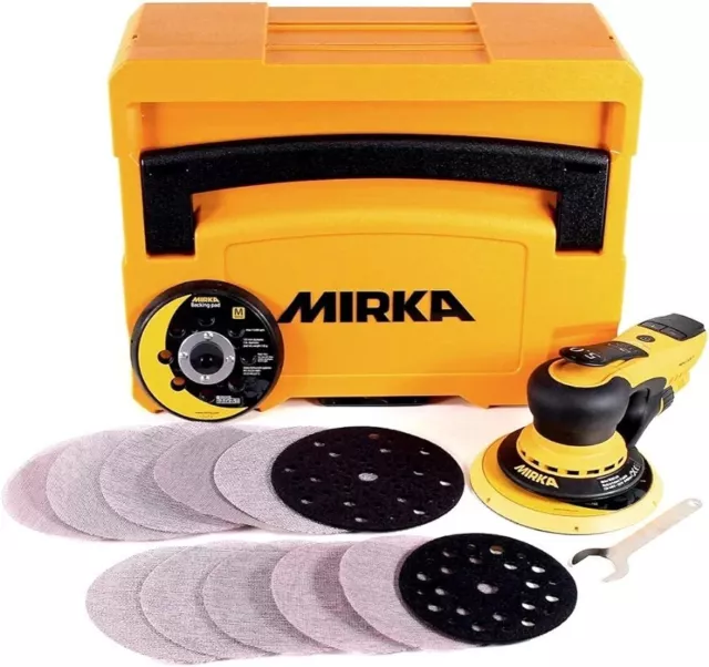 Mirka DEROS 5650 CV 230V Electric Sander Central Vacuum | 125mm 150mm Two Discs