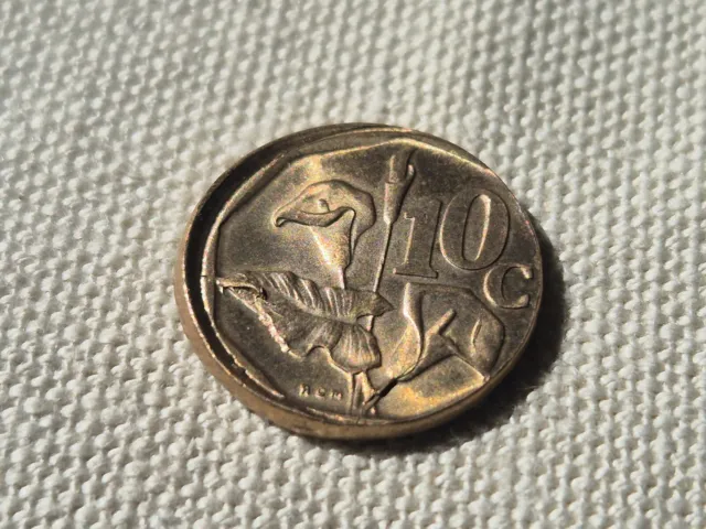 ERROR COIN -1994 South Africa 10 Cent Error Coins