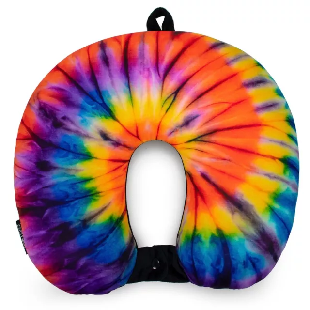 Miami CarryOn Tie Dye Retro Microbeads Travel Neck Pillow