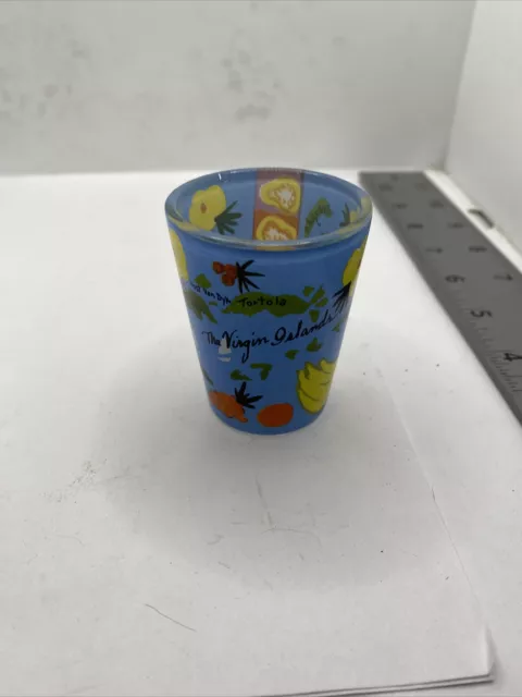 The Virgin Islands FMRutnik Shot Glass Shotglass 87A-1040O