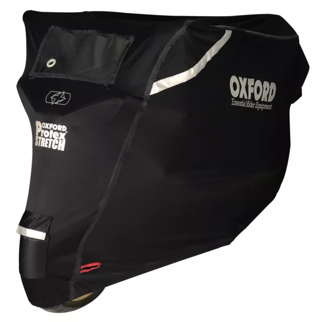 Oxford CV163 Protex Luxe Extensible Extérieur Imperméable Moto Scooter Housse