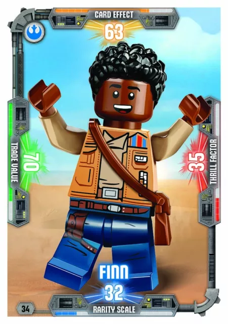 LEGO Star Wars Serie 3 Trading Card Nr. 34 - Finn