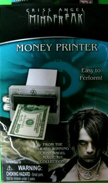 Criss Angel Mind Freak Money Printer New