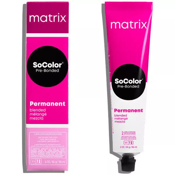 MATRIX By fbb Socolor Coloration Cheveux Châtain Foncé, Noir, Châtain...