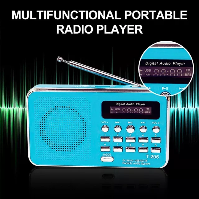 Portable MP3 Player LCD Digital Mini Speaker New Audio System  Outdoor