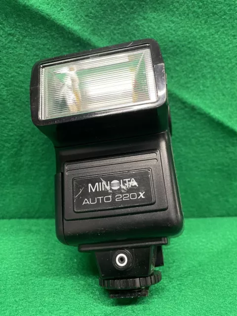 Konica Minolta Auto Electroflash 220x Shoe Mount Flash ISO Monitor 2