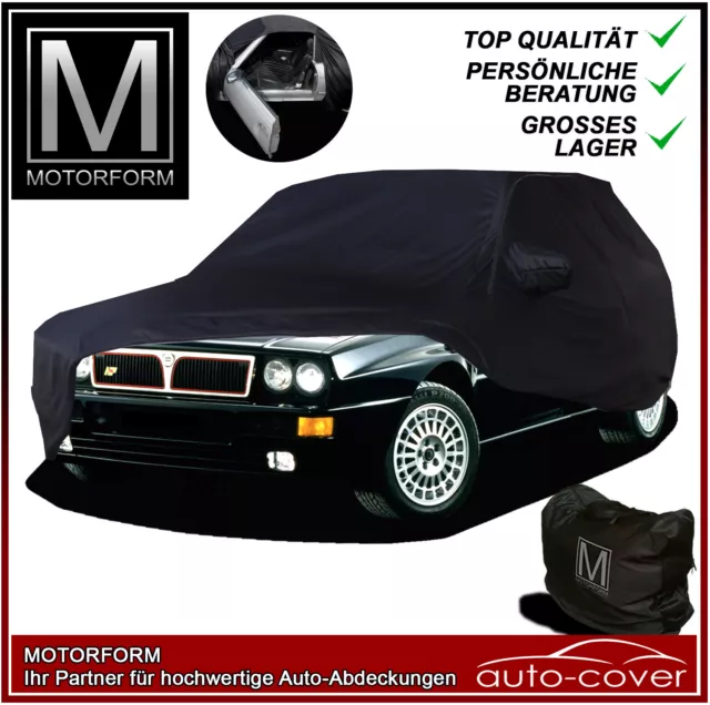 Lancia Delta HF Integrale Indoor Car Cover Stoffgarage schwarz superweich Hülle