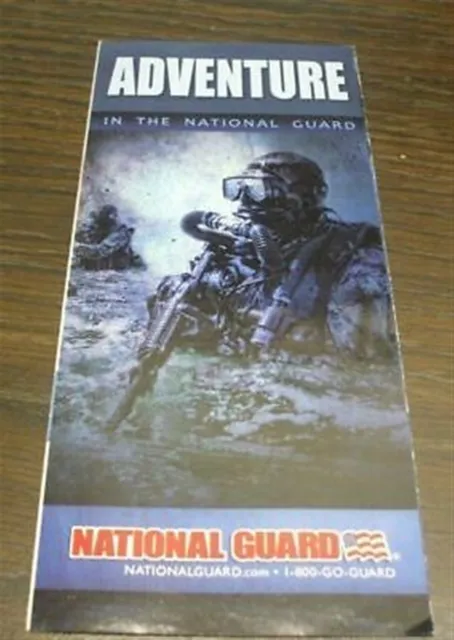 UNDATED ADVENTURE IN THE NATIONAL GUARD Recruitment Brochure