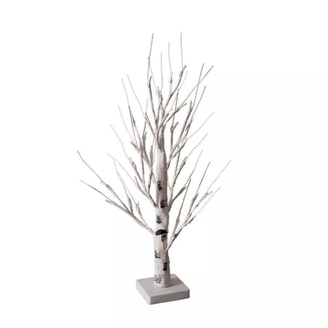 Tischbaum, WeißEr  mit LED-Lichtern, WarmweißE Kleine Baumbeleuchtung, 7590
