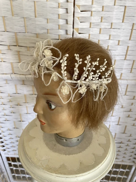 Couronne De Mariée Pour Poupée Ancienne – Rare, Accessoire Vintage, Occasion