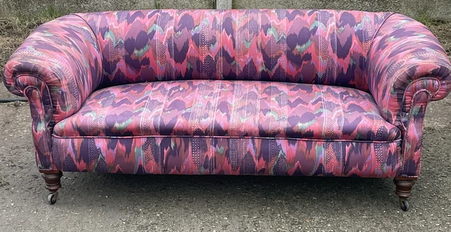 Antique Victorian 2 Seater Sofa Love Seat Chaise Longue  Quality Possibly Howard