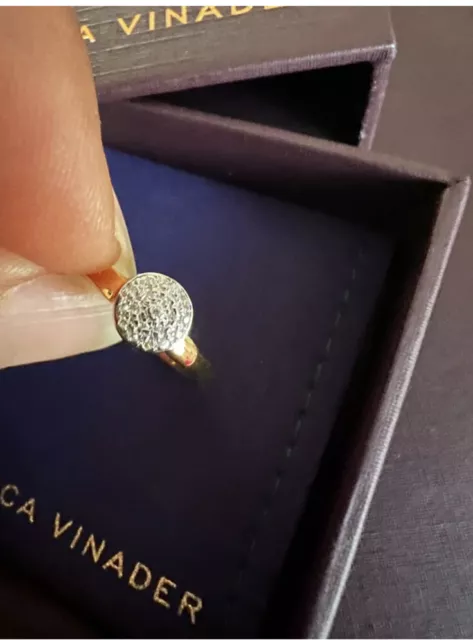 Monica vinader fiji button ring hotsell