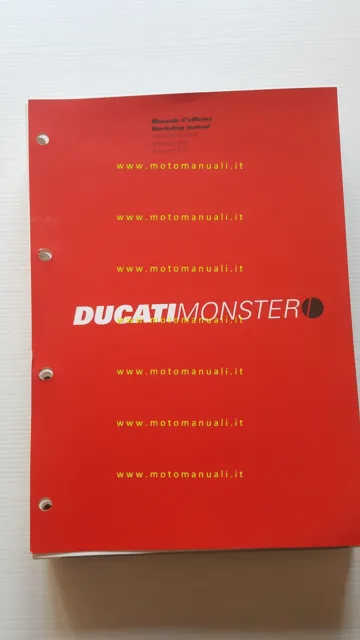DUCATI Monster 620-400 2004 manuale officina originale Italiano English