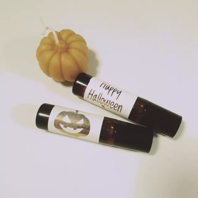 Happy Halloween Scented Natural perfume roller bottle essential oils jojoba oil