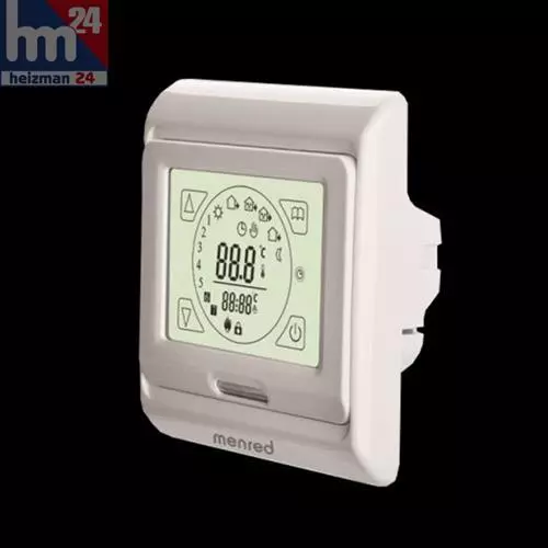 Menred Digitaler Raumthermostat mit Touchscreen Bedienung Heizungsthermostat