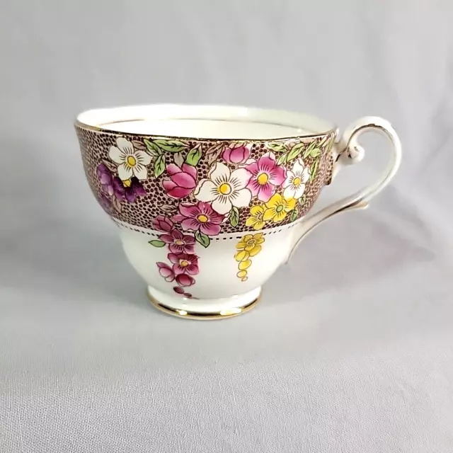 Vintage Royal Standard Syringa Fine Bone China Tea cup - Hand painted Numbered
