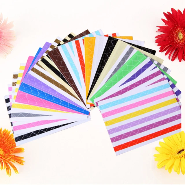 10 Hojas Scrapbook Esquina Fotográfica Pegatina Fotográfica Accesorios Para Álbumes Fotográficos