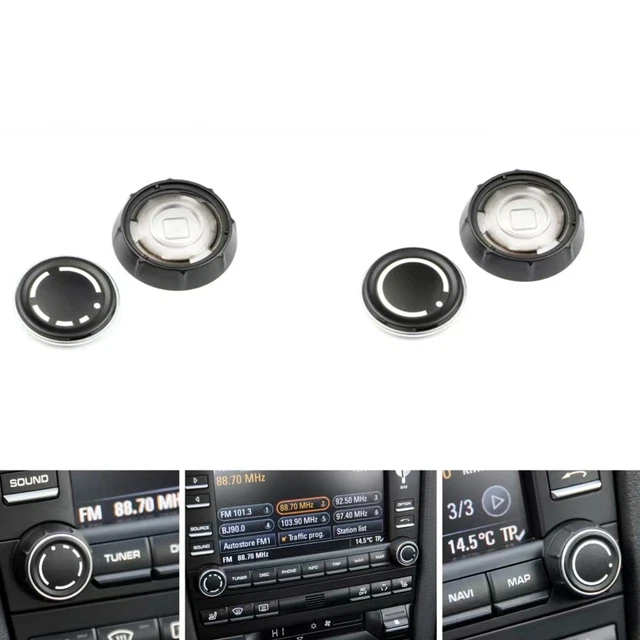 Front Left Dash Volume Control Knob Cover For Porsche 2012-2016 Cayman Carrera | EBay