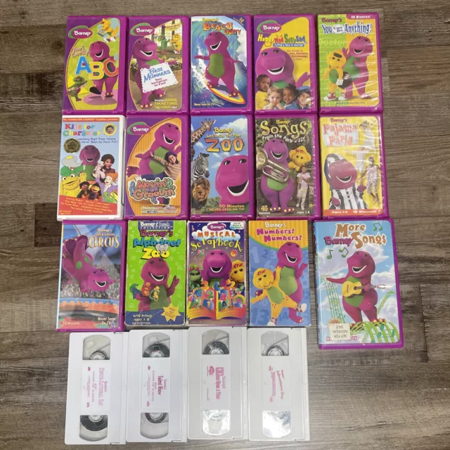 BARNEY HUGE VHS Lot 34 Vhs Tapes!!! EUR 141,37 PicClick IT