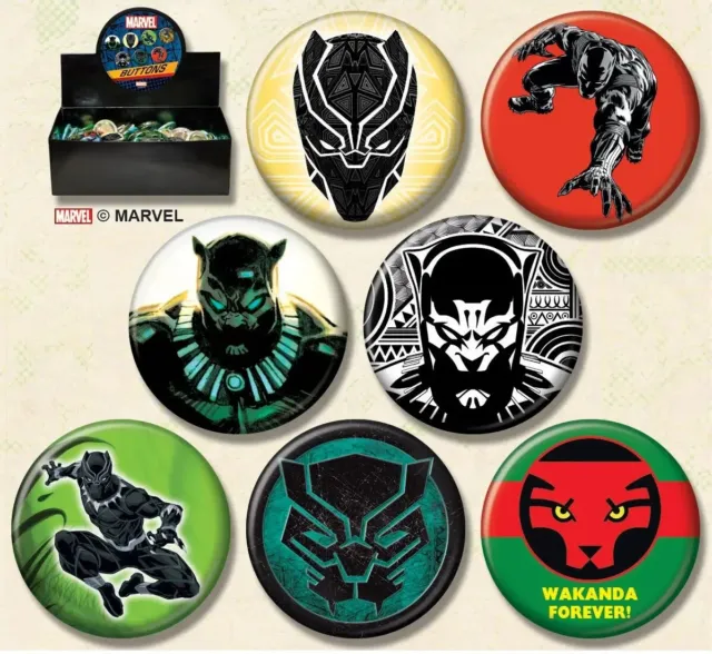 Marvel The Black Panther Metal Button Assortment of 12 Ata-Boy YOU CHOOSE BUTTON