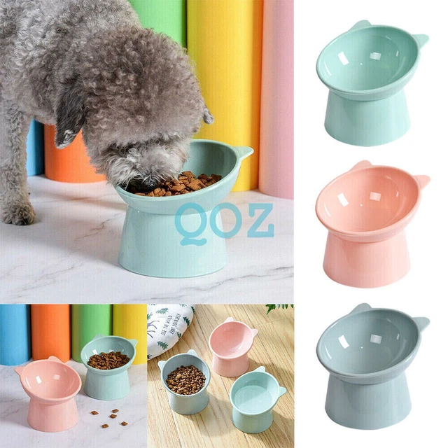 Elevated Cat Dog Pet Bowl Feeder Food Water Raised Lifted Stand Bowls Gift AU
