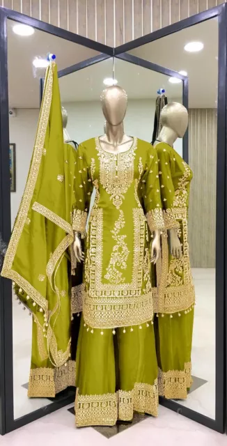 Dres Designer Bollywood Pakistani New Salwar Kameez Wedding Party  Wear Indian