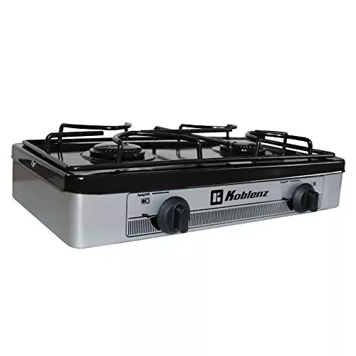 PSK-200S 2-Burner Gas Stove, Silver