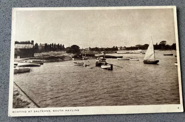 The Creek Salterns Quay Hauling Island Hampshire Post Card