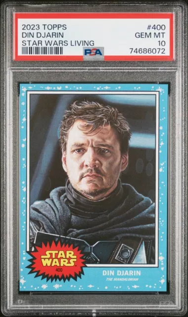 2023 Topps Star Wars Living Set Din Djarin #400 PSA 10 Gem Mint The Mandalorian