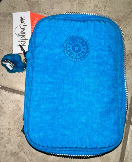 Kipling Pen Pencil Case Pouch Tech Wallet Cosmetic Makeup Brushes Organizer