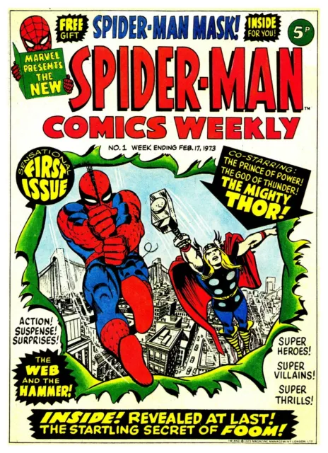 Spiderman Comics Weekly  Dvd Rom - The First 215 Issues