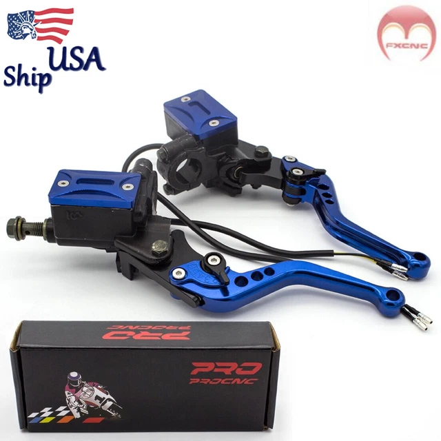 CNC 7/8& 22MM Motor Brake Clutch Master Cylinder Hydraulic Levers