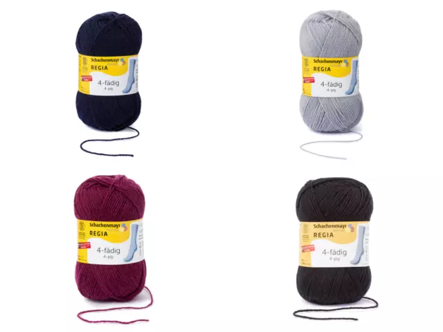 REGIA Sockenwolle 4-fädig 50g Sockenwolle