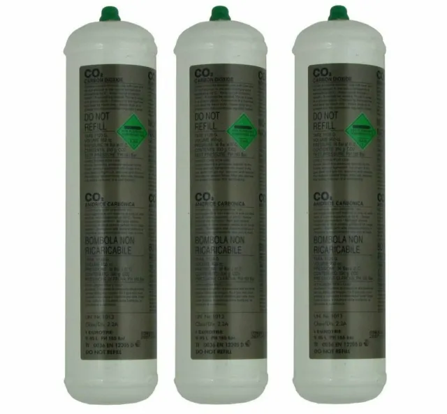 3 X CO2 Disposable Gas MIG Welder Bottle Mini CO2 Welding 60LTR