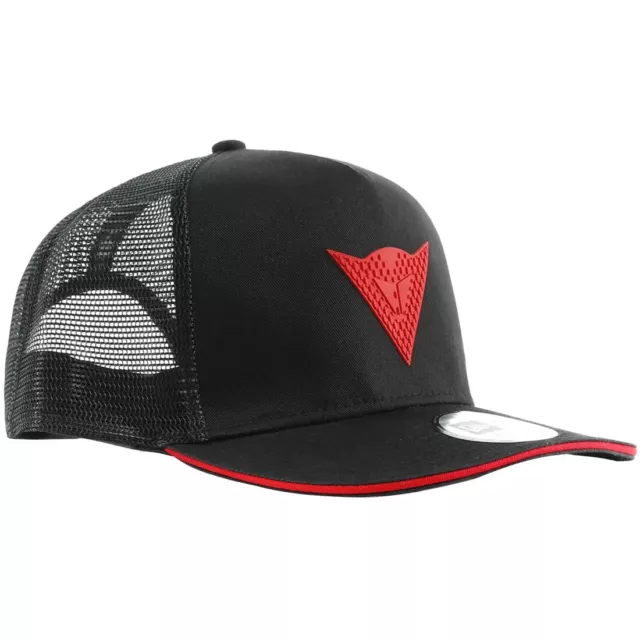 C01 Dainese 9Forty Trucker Snapback Cap Black Red Tg Unica