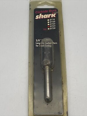 Burburo de carburo Shark Industries 3/8 puntiagudo. (BT24)