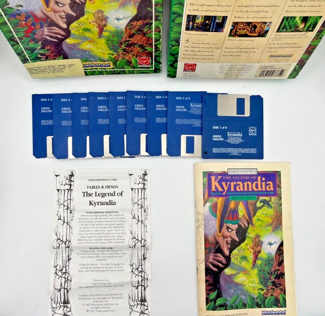 The Legend Of Kyrandia - PC, Version Big Box (Virgin/Westwood), état Correct, Disquettes 3.5