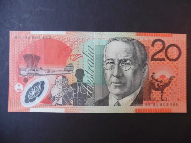 Banknote ~ Australia 20 Dollars DA95 1995 P#53b High Grade