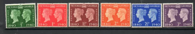 GB GVI 1940 centenary SG479-484 unmounted mint MNH set of stamps