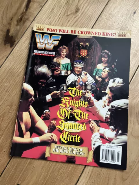 WWE WWF Magazine July 1995 Jerry The King Lawler With Owen Hart Poster