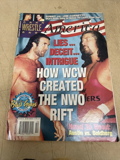 ORIGINAL WWF WCW Retro Wrestling Wrestle America Magazine 1998 Diesel ...