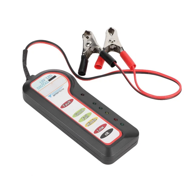 Tester batteria auto 12 V tester di carica 12 V tester batteria LED auto portatile